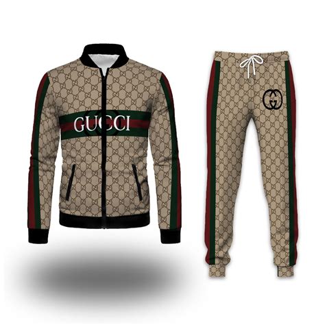 gucci tracksuit orange|Gucci full tracksuits.